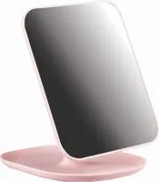Basics Beauty Mirror Table Stand Rectangular Peach