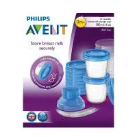 Avent Via Breast Milk Storage Cups 180ml, 10-piece