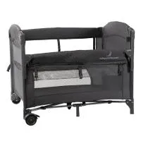 Bww Camping Cot & Co-sleeper Dark Grey