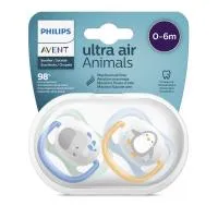 Philips Avent Soother Ortho 0-6 Months Boy Animal 2 Pack