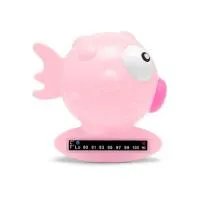 Bath Thermometer Globe Fish Pink