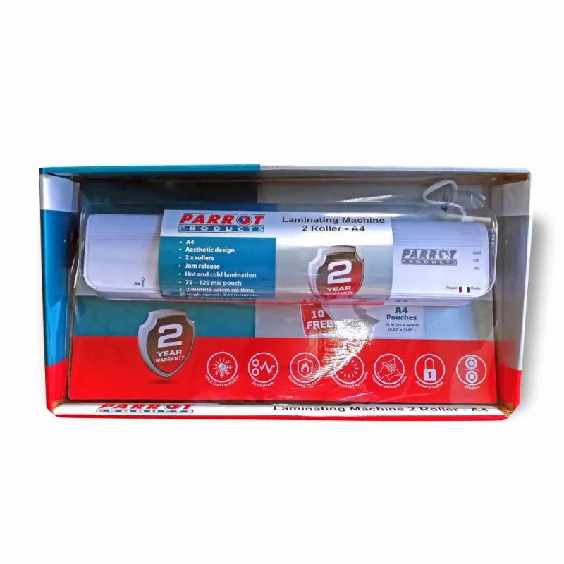 Parrot A4 Laminating Machine (2 Roller - 320MM/Min - Retail)