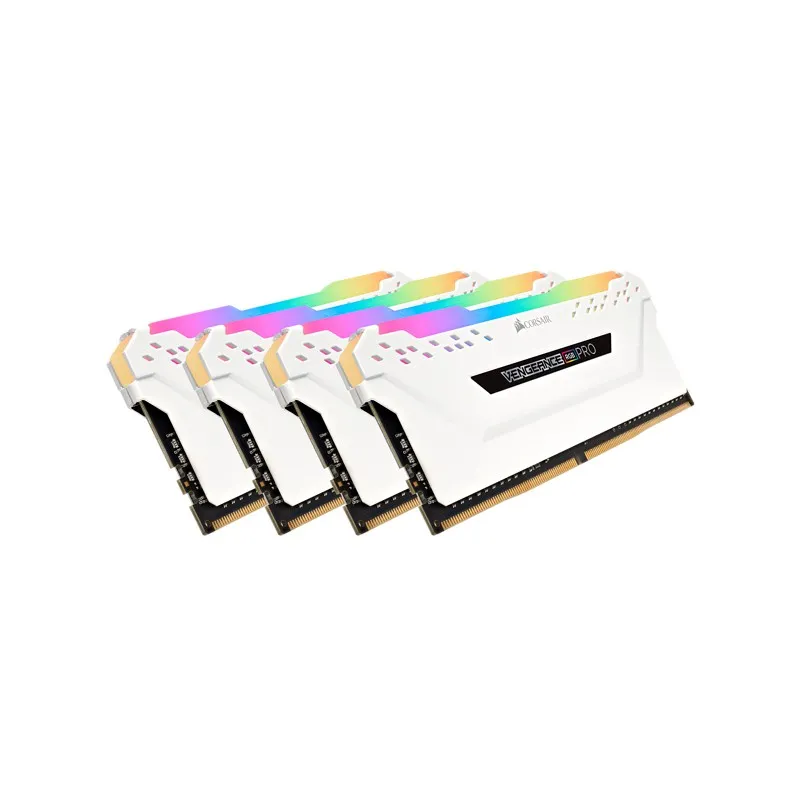 Corsair Vengeance RGB Pro - White Heatsink 32GB (8GB x 4 kit) DDR4-3600 CL18 1.35v - 288pin Memory Module