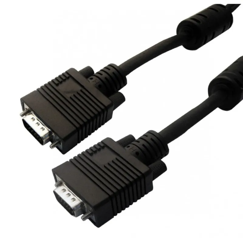VGA CABLE 15.0M M-M MONITOR Black