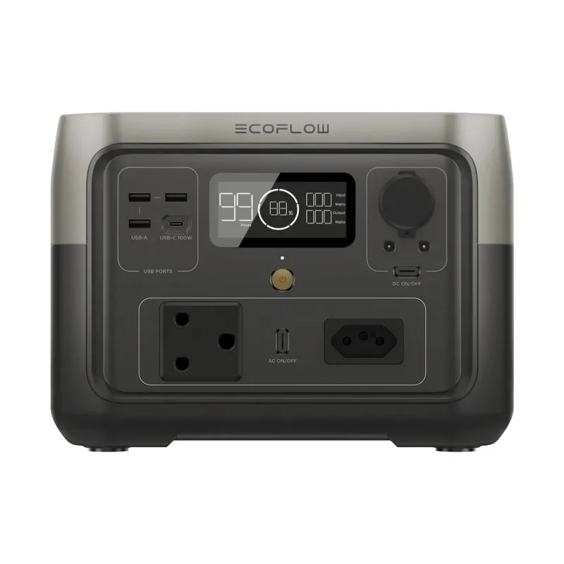 ECOFLOW RIVER 2 MAX - Portable Power Station / 512Wh Battery / 500W Output / 220W Solar Charger - S…