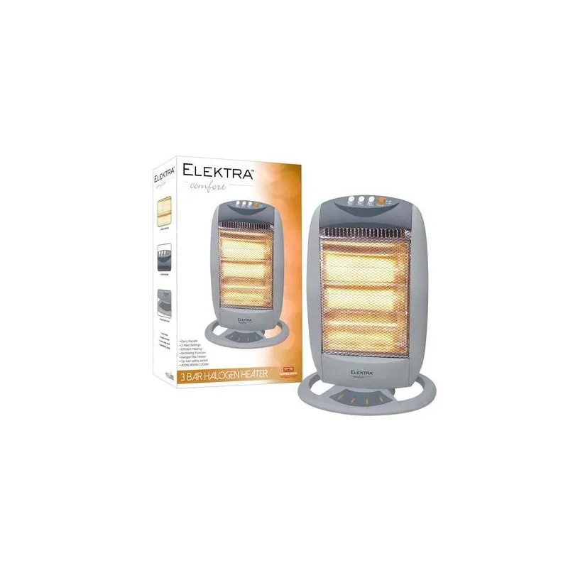 Elektra 3 Bar Comfort 2604 Halogen Floor Heater