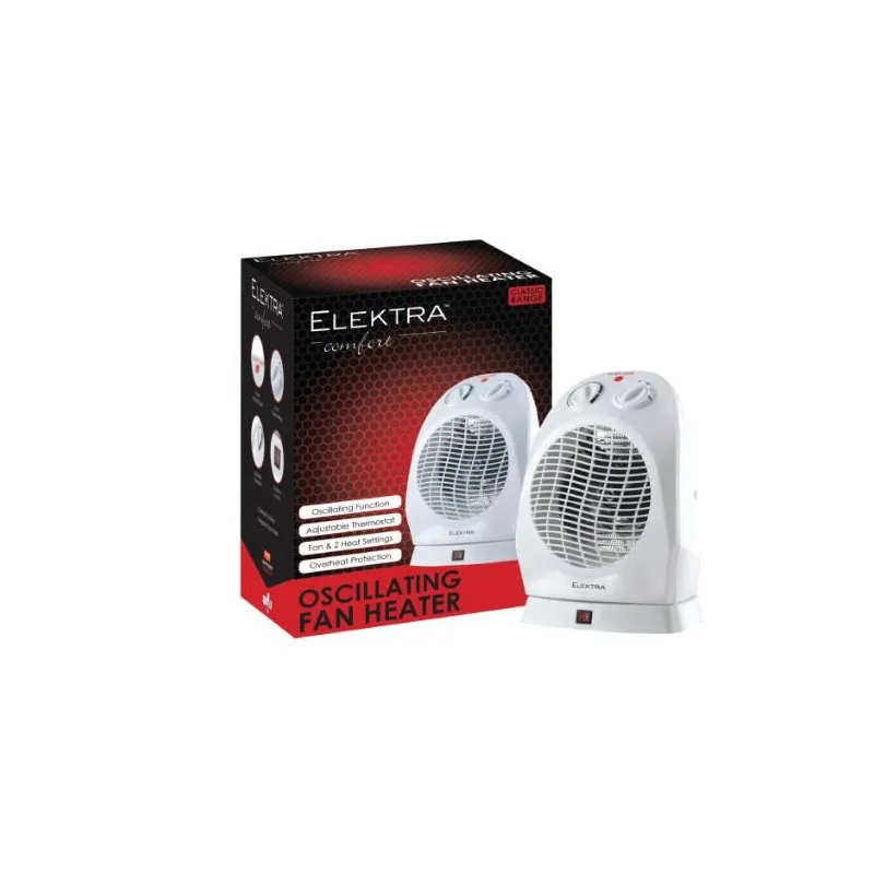Elektra Comfort Oscillating Fan Heater