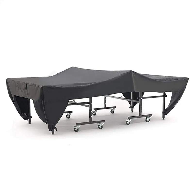 Indoor &amp; Outdoor Table Tennis/Billiard Cover - All-Weather Protection for Table Tennis &amp; Billiard Tables (Black)