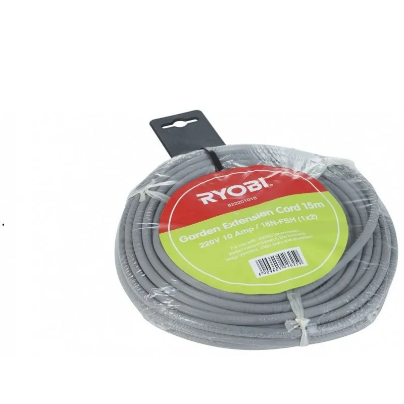 Ryobi Extension Cord 220V 10AMP 15M 2CORE