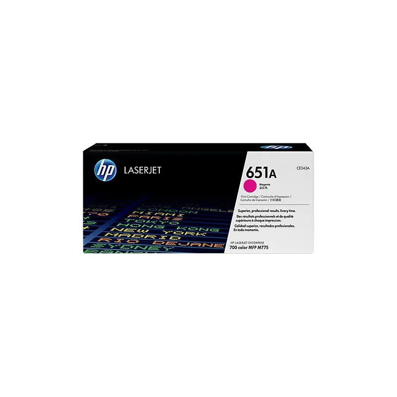 HP 651A Magenta Original LaserJet Toner Cartridge (CE343A)