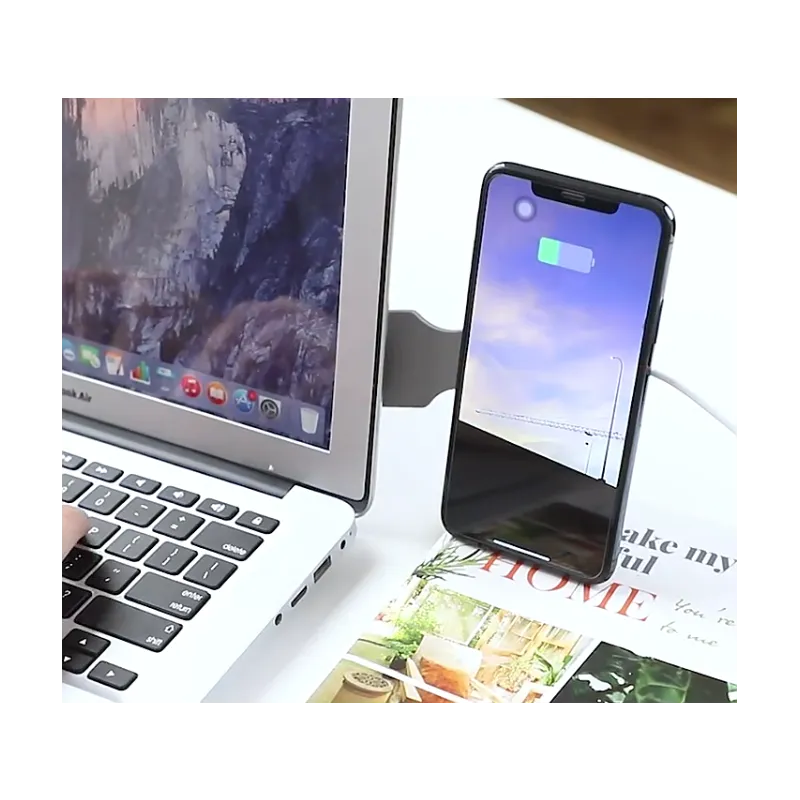 2 in 1 Wireless Charger with Extended Phone Holder