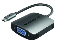 VolkanoX Core VGA Series USB Type C To VGA Converter Charcoa