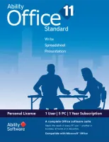 Ability Office Std Personal 1Year 1User 5PC's