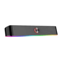 Redragon Adiemus 2.0 PC RGB USB Aux PC Gaming Soundbar Speaker Black