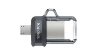 SanDisk Ultra Dual Drive M3.0 128GB Grey And Silver
