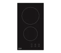 Univa 2 Plate Ceran Hob With Touch Control Black UDH02TC-1