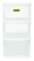 Addis Slim Line 3 Drawer White