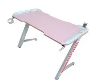 GameTech LED Gaming Desk - Pink