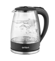 Orion 1.8L Glass Kettle With S/S Trim KCS163