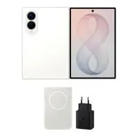 Samsung Galaxy Z Fold8 256GB Cream and Samsung 45W Power Adapter Magnetic Battery Pack Bundle