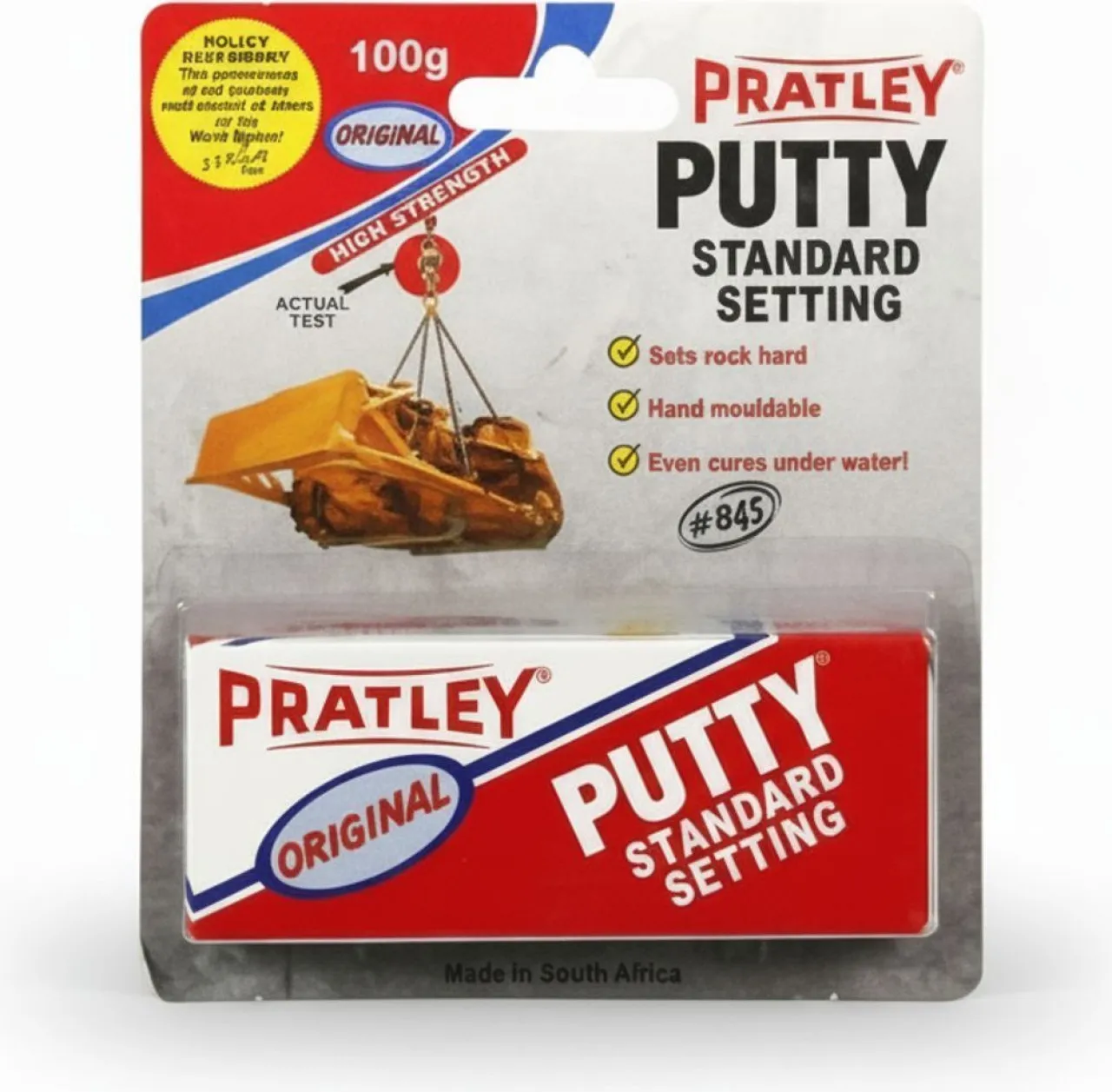 Pratley Standard Epoxy Putty Two-Part Adhesive & Filler 100g Adhesive