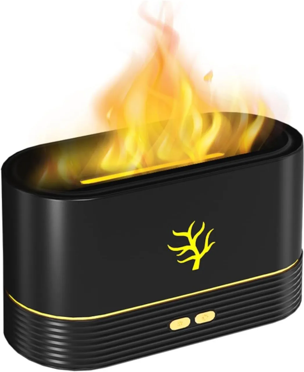 WEIWEISTORE 2 In 1 Air Purifier And Humidifier,Flame Aroma Diffuser,Simulated Flame, 2 Adjustable M…