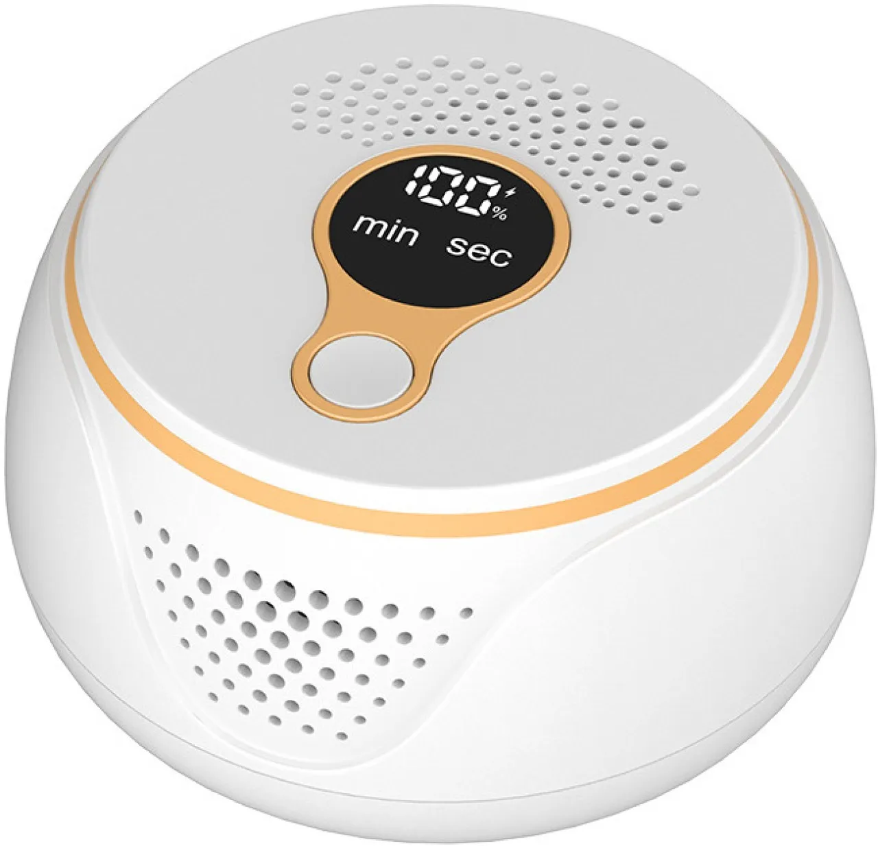 Lingfeng 1 Mini Ozone Purifier with Rechargeable Battery - USB Charging, 100-Minute Timer, White an…