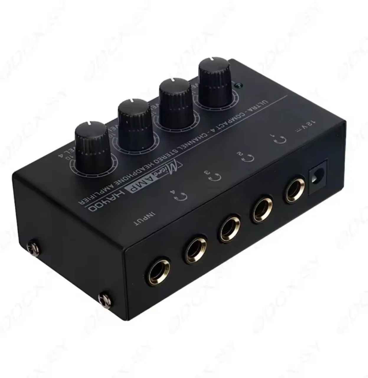 Fantasy Town 4 Channels HA400 Ultra-Compact Audio Amplifier 4 Output 1 Input 20 W AV Control Amplif…