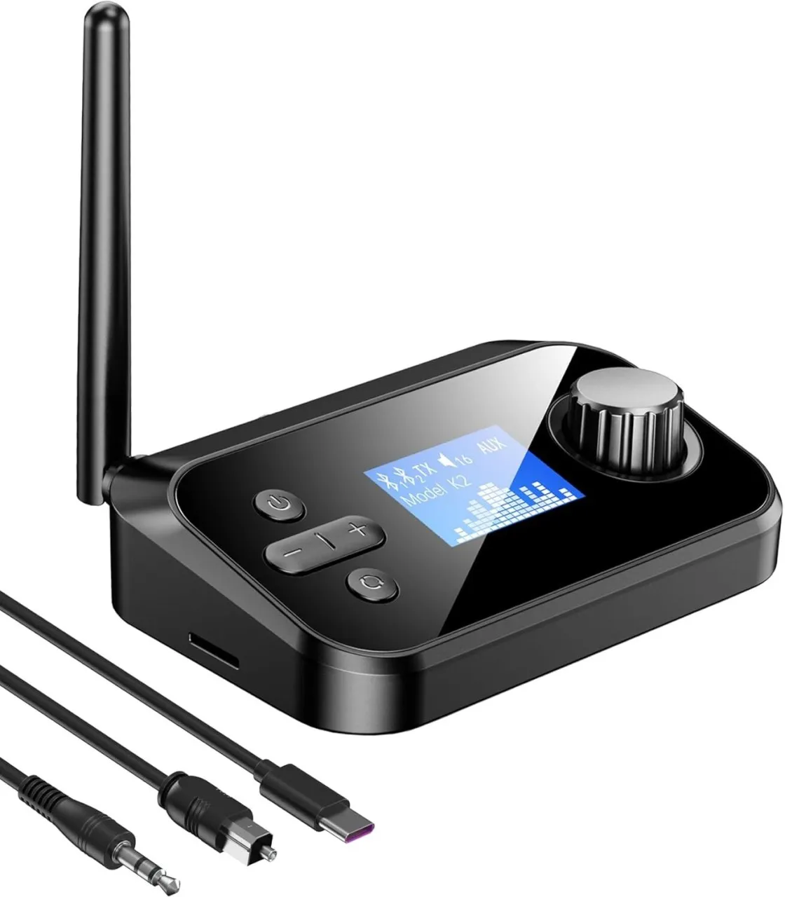 happyfun Audio receiver, optical fiber, coaxial, Bluetooth 5.4 audio receiver transmitter, adapter …