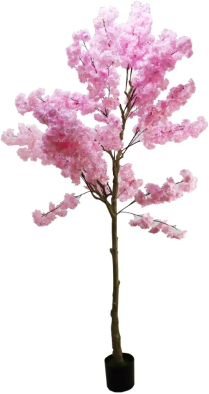 VIVIDITTO Cherry Plant Artificial Plant  with Pot