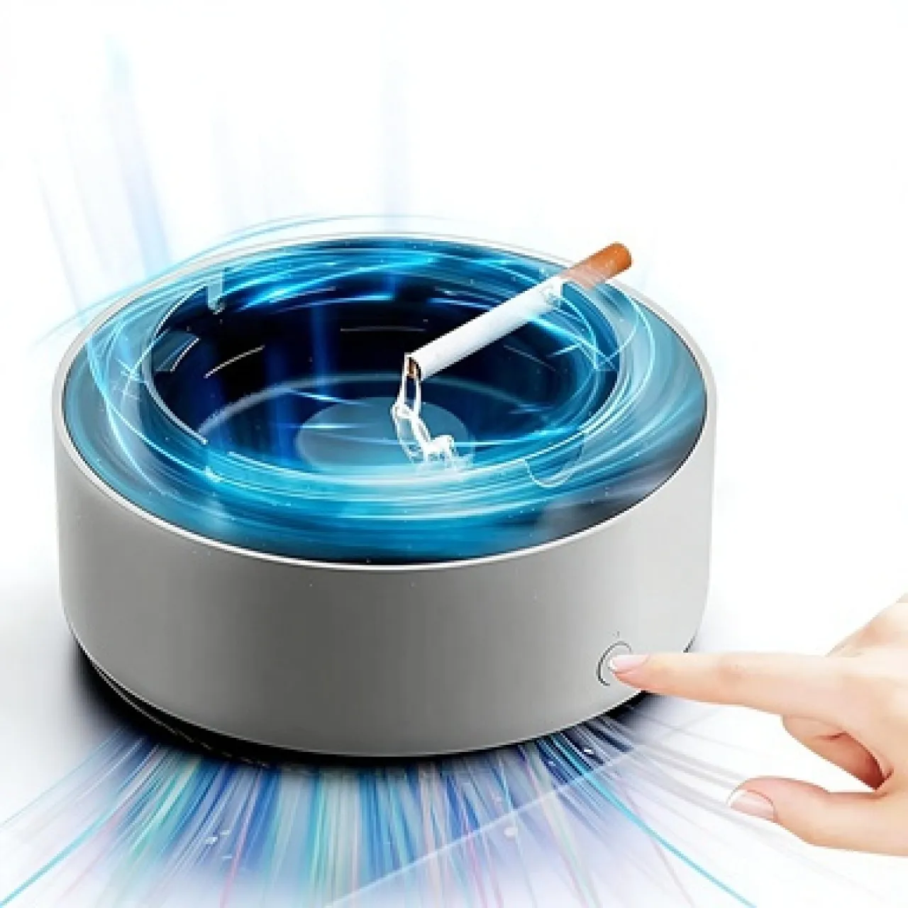 SHIJIN 2 in 1 Air Purifier Ashtray Multifunctional Smokeless with Filter,Ashtrays for Cigarettes fo…