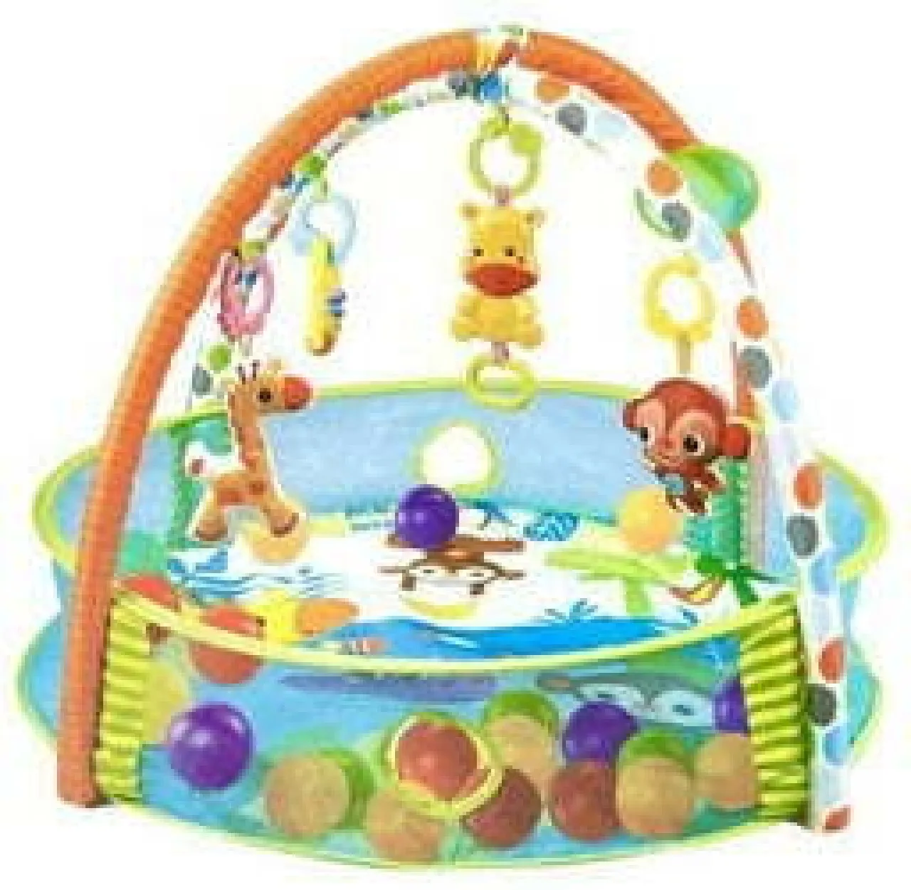 selam beauty 5-in-1 Baby Activity Gym & Ball Pit Standard Crib Bunk