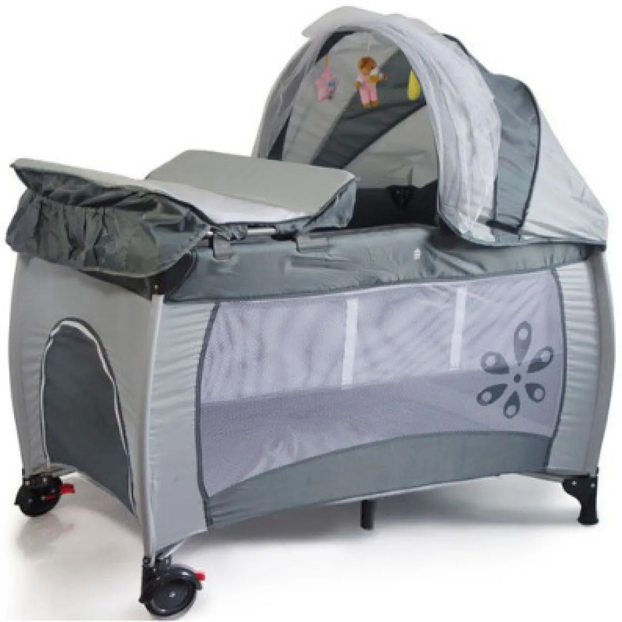 Glenferti Baby Travel Cot Travel Crib Rectangular