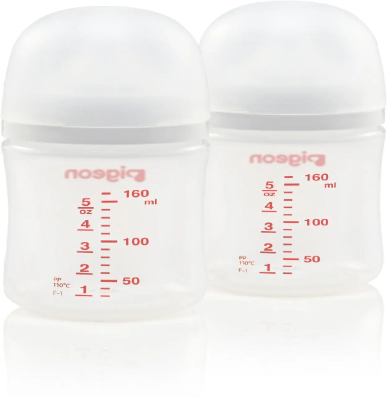 Pigeon SofTouch Nursing Bottle Twin Pack - 160 ml