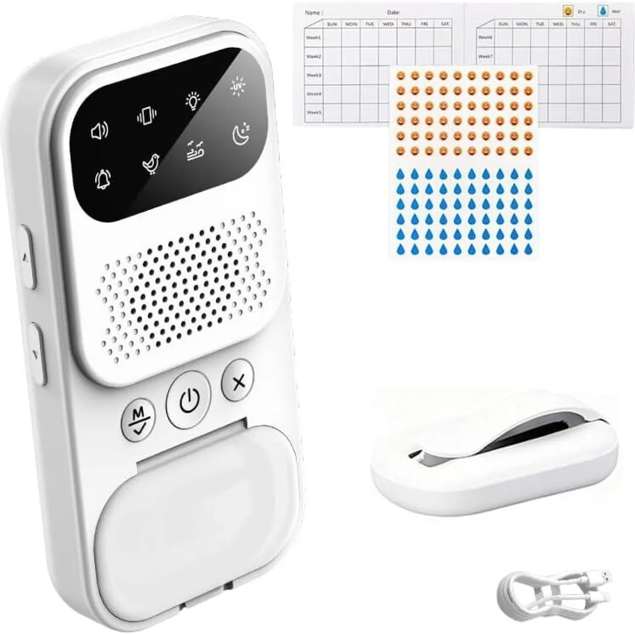 NIUKEZHU New Wireless Bedwetting Alarm for Children and Seniors 1 Baby Monitor