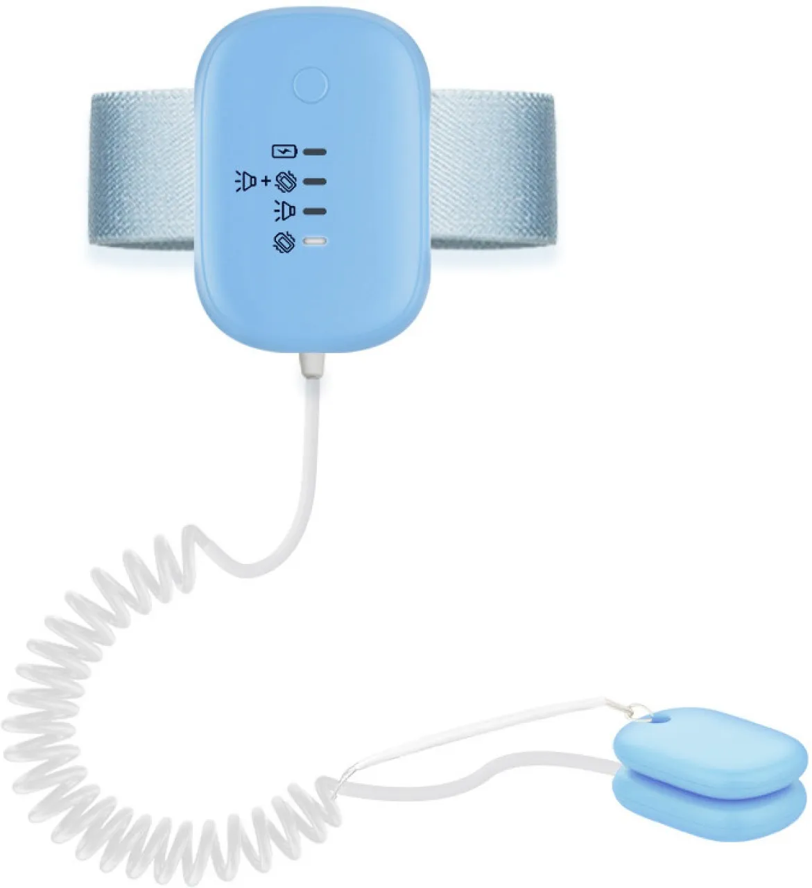 marevic Bed Wetting Alarm for Boys and Girls - USB Rechargeable with Loud Sound & Vibration, 3 Remi…