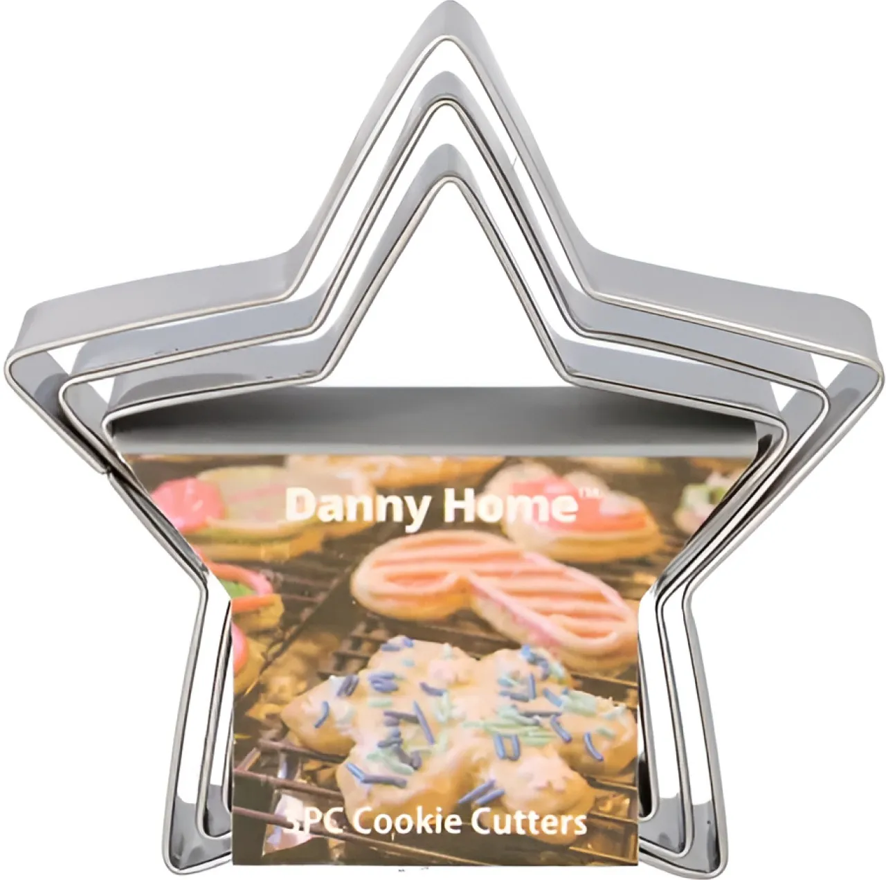 China Mall Online Silver Biscuit Cookie Cutter 3PCS Cookie Cutter