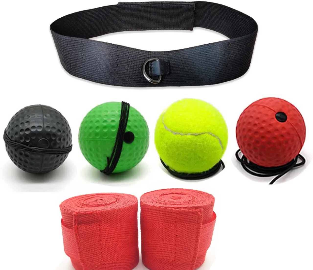Solala Boxing Reflex Ball Tennis Ball - Size: 4