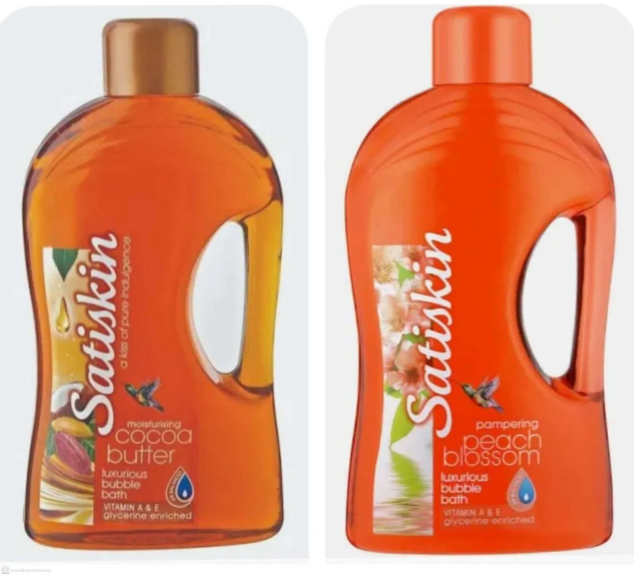 Satiskin Cocoa butter & Peach 2 X 2L