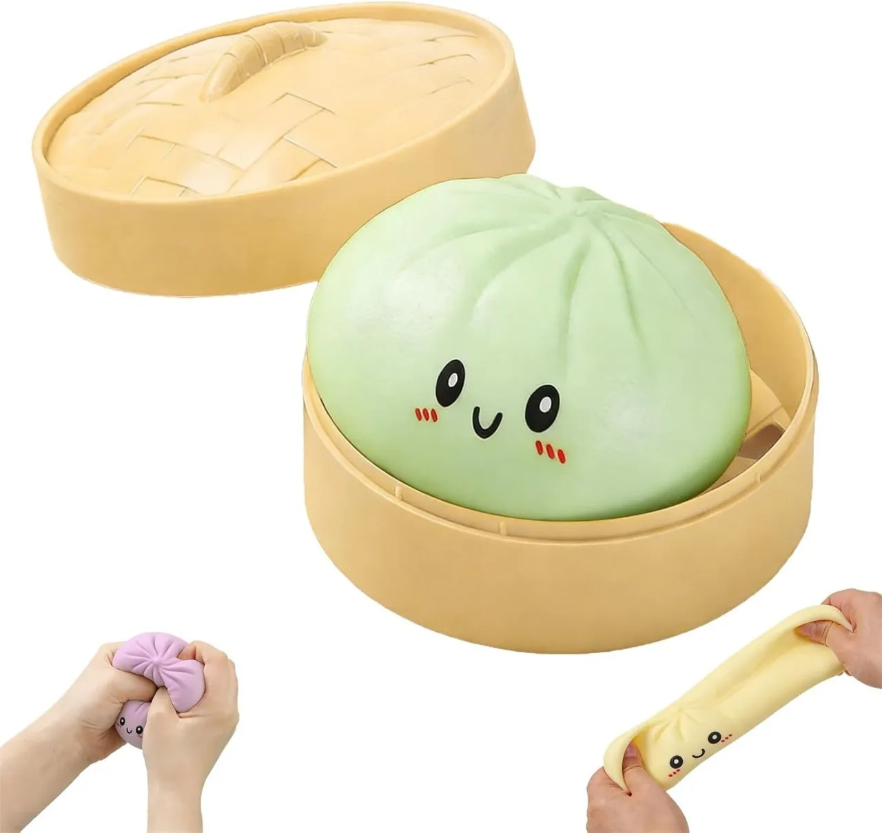 Granty Giant Mystery Dumpling Squishy, Squishy Dumpling Stress Balls, Jumbo Dumpling Squishy Toy Wi…