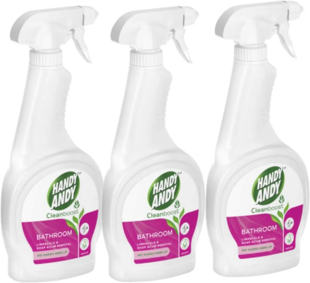 HANDY ANDY Ultrafast Bathroom Cleaning Spray Pink Grapefruit