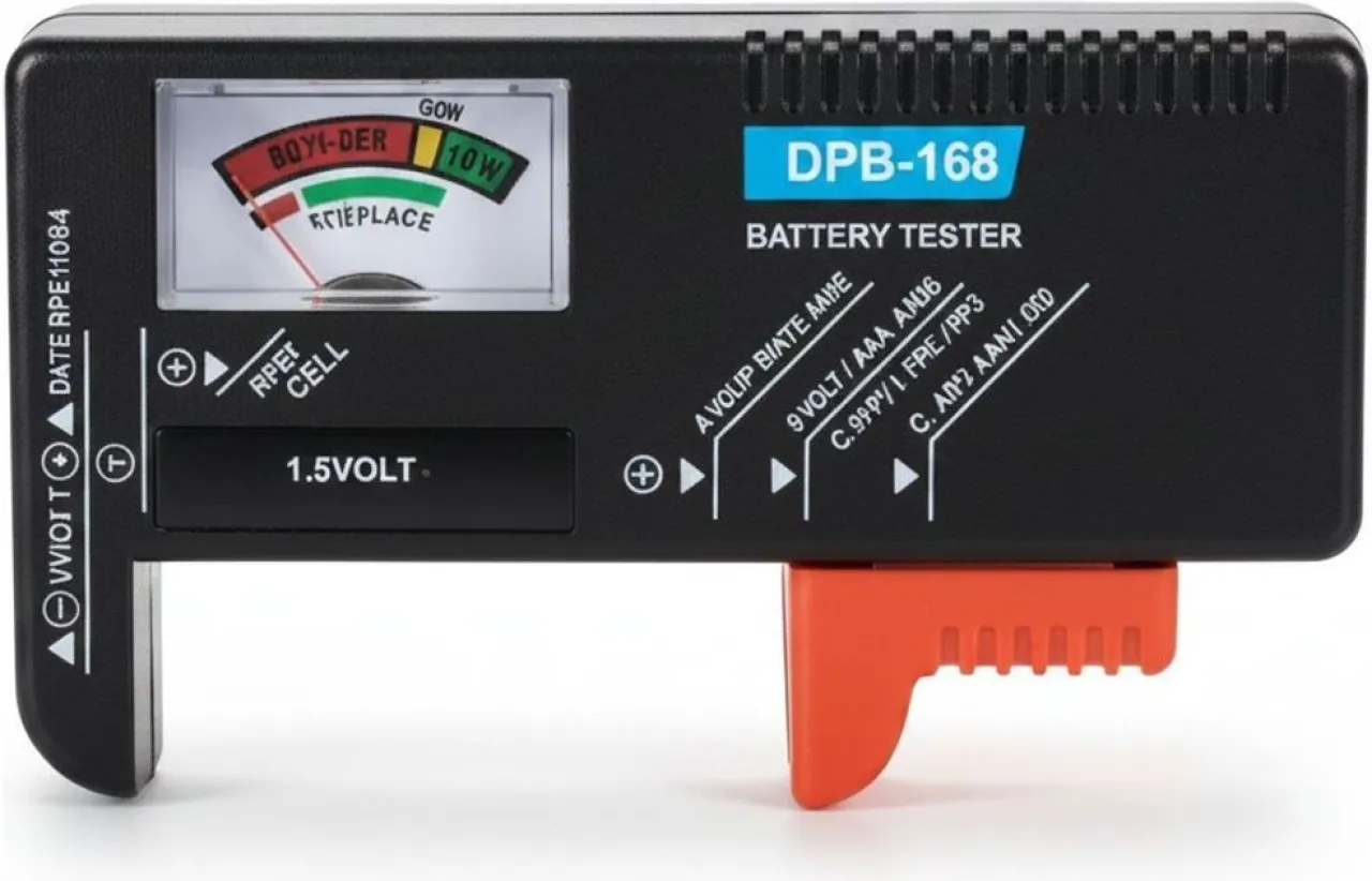Daily Power Digital Battery Tester 1.5V and 9V 2 Pack Digital Battery Tester