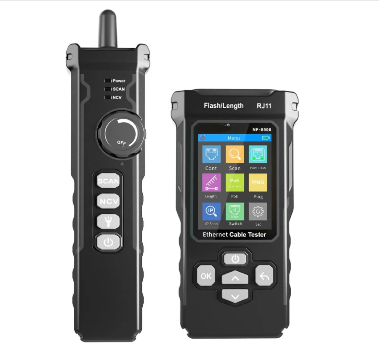gaoshang Network cable tester NF-8506 with IP scanning, CAT5 and CAT6 Ethernet cable tester, networ…