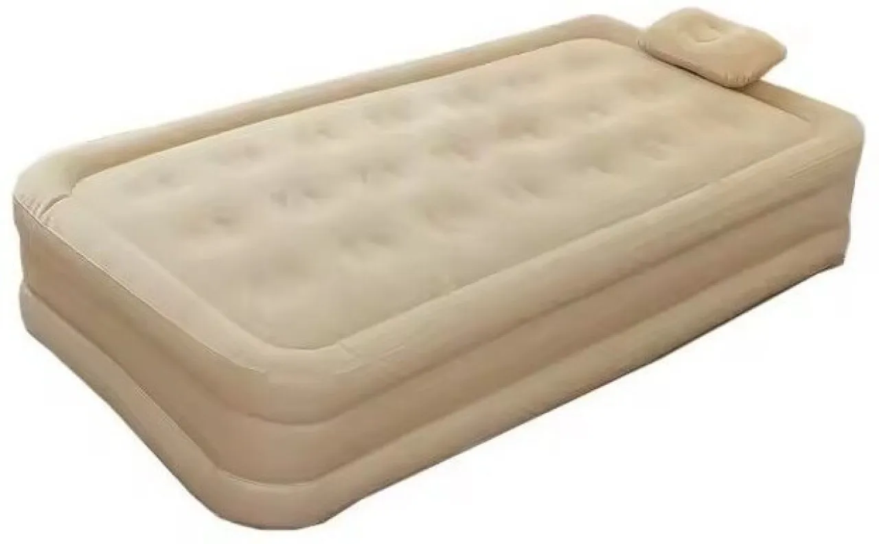 LUXY Inflatable bed-Double 22 cm Double High Density (HD) Foam Mattress