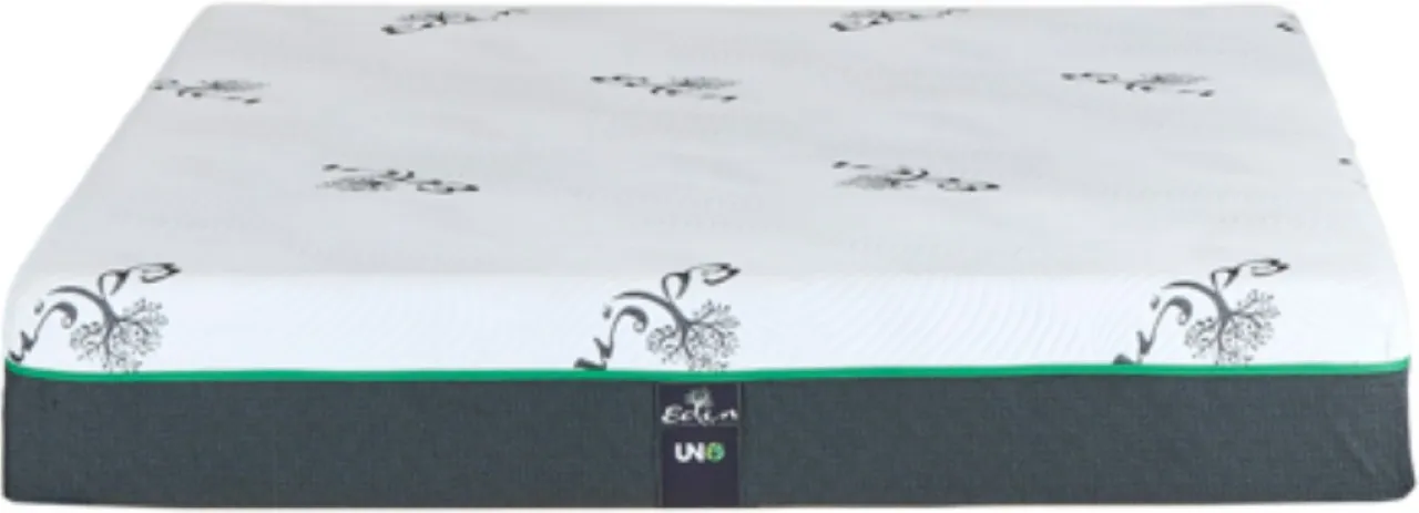 Eden Uno Pure Foam and Encased 25.5 cm Single Pocket Spring Mattress