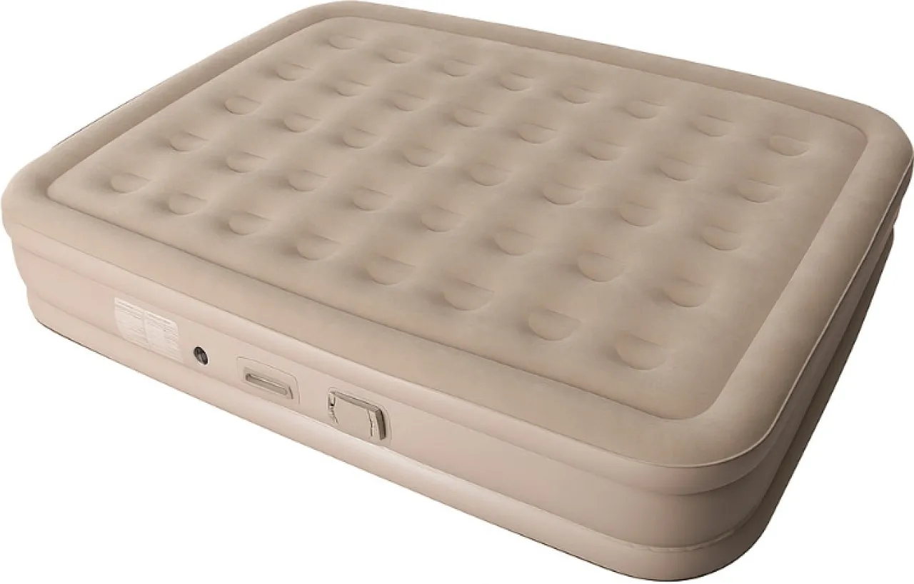 GL Double Inflatable Air Mattress with Built-in Electric Pump 40 cm Double Coir Mattress