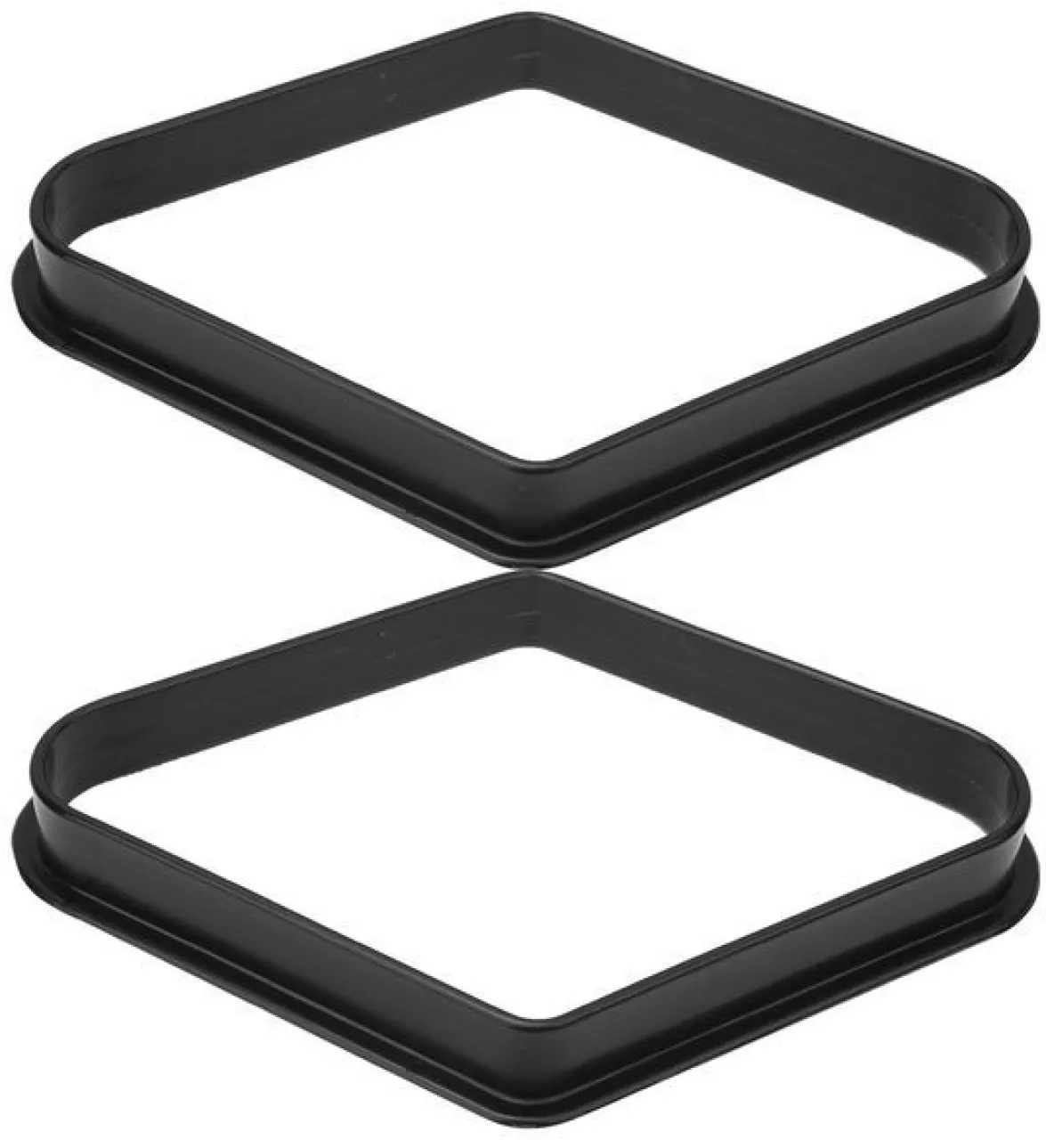 NANSHI 2 Pieces Plastic Billiards 9 Ball Rack Daily Use Cue Chalk