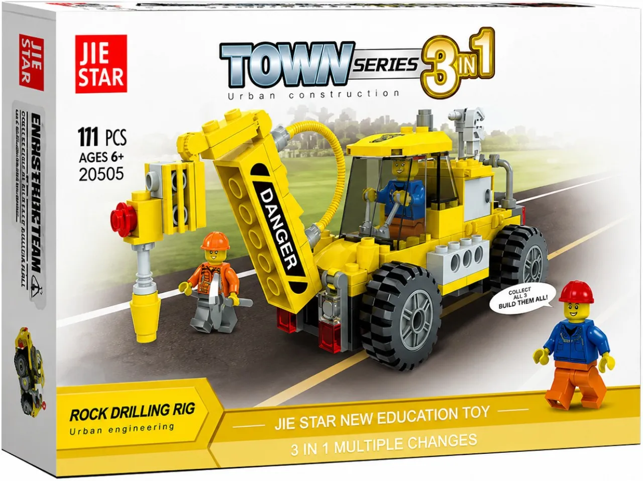 JIE STAR Building Block Set Vehicles