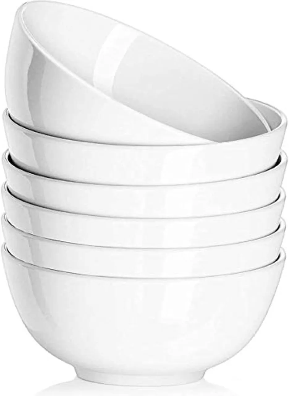 none 6 piece Ceramic Cereal Bowl Disposable