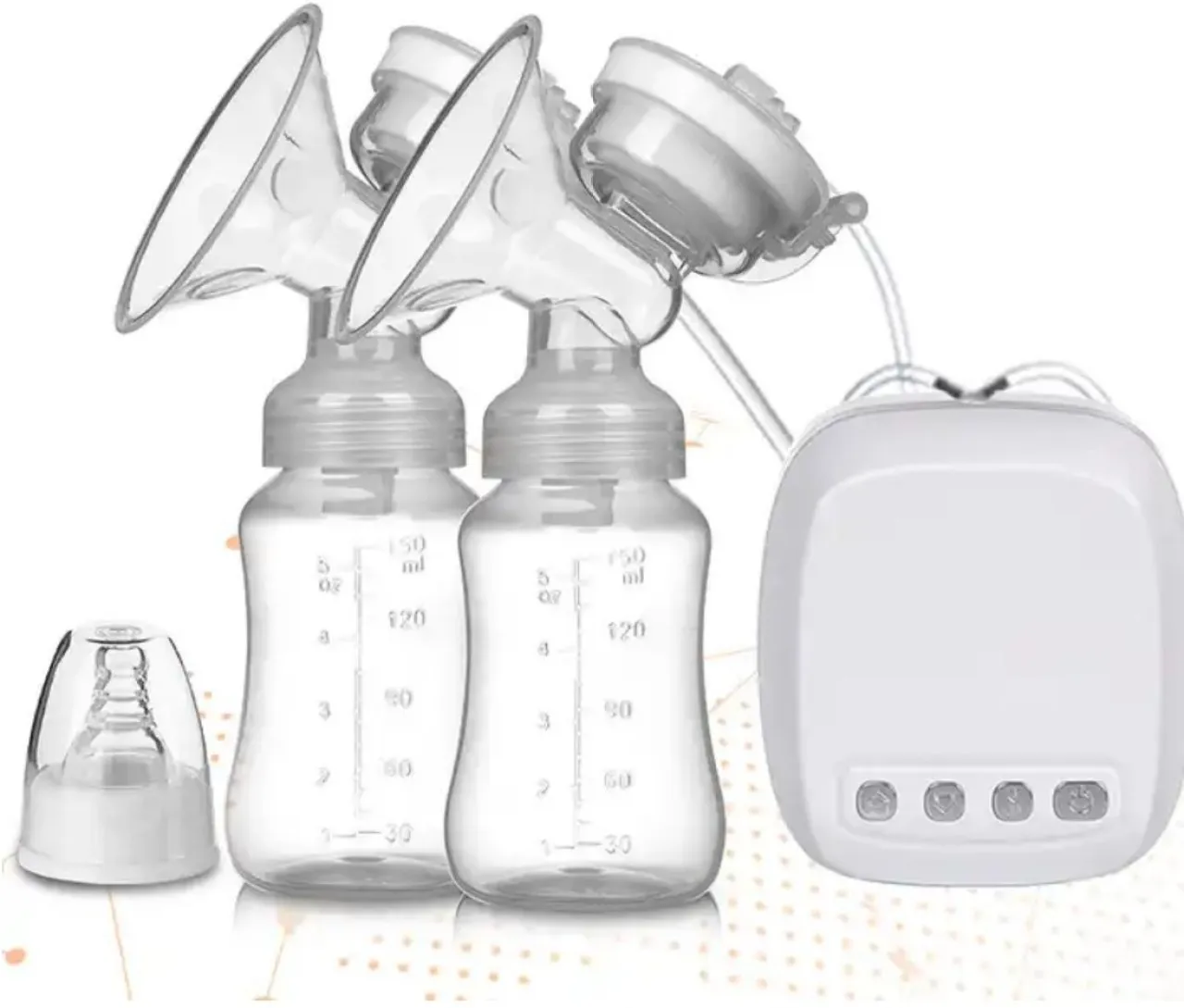 selam beauty Rechargeable Double Electric Breast Pump Pack  - Electric